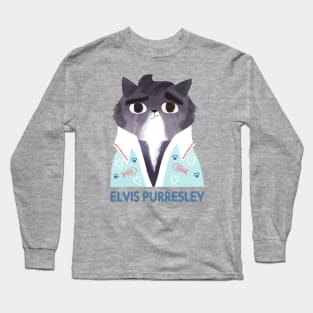Elvis Purresley Long Sleeve T-Shirt